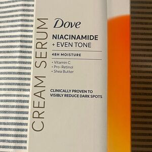 Dove Cream Serum with Niacinamide - White and Orange